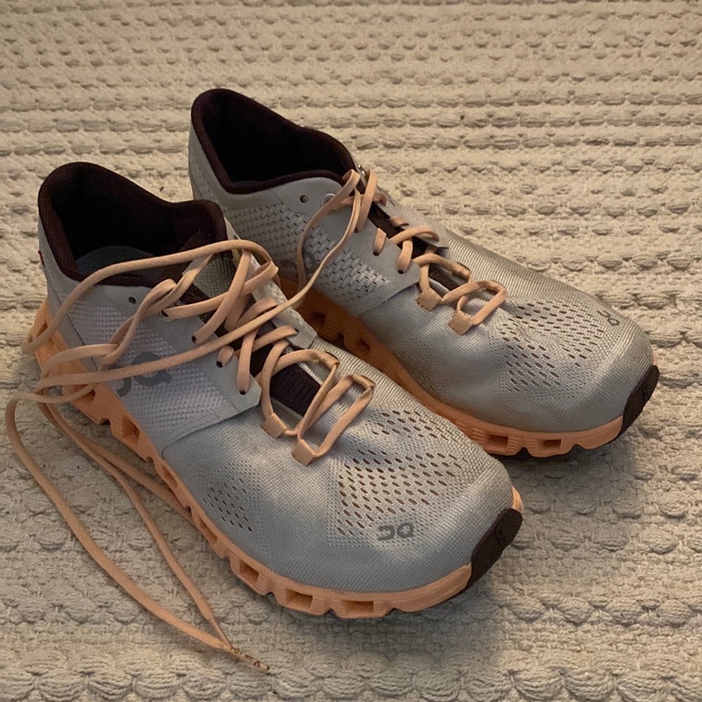 On cloud running shoes